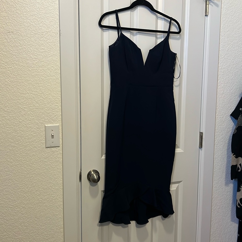 Tight body dress navy